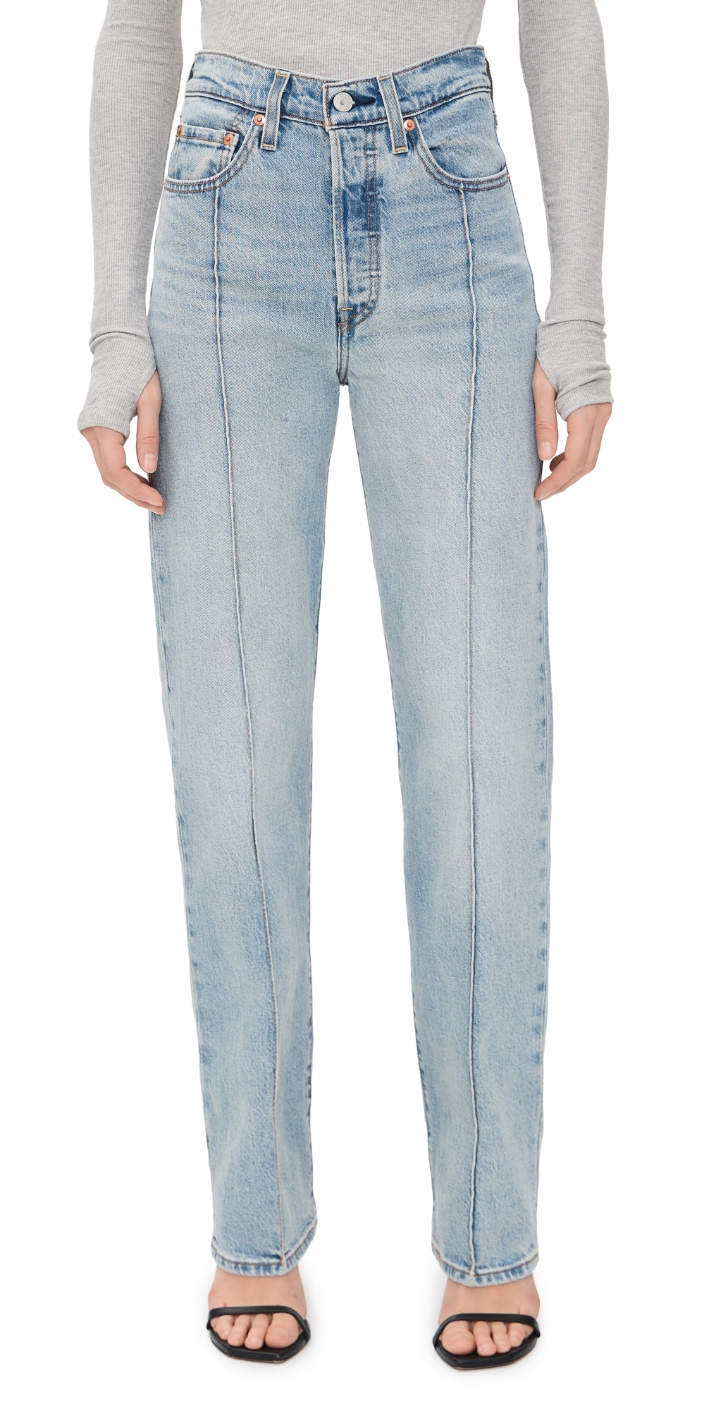 Ribcage Full Length Jeans What Now Psk