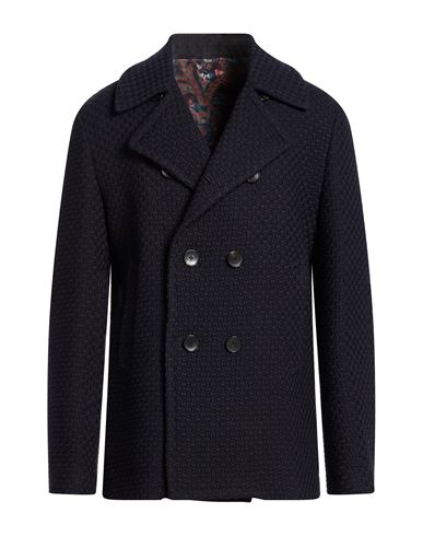 Man Coat Midnight blue Size M Wool