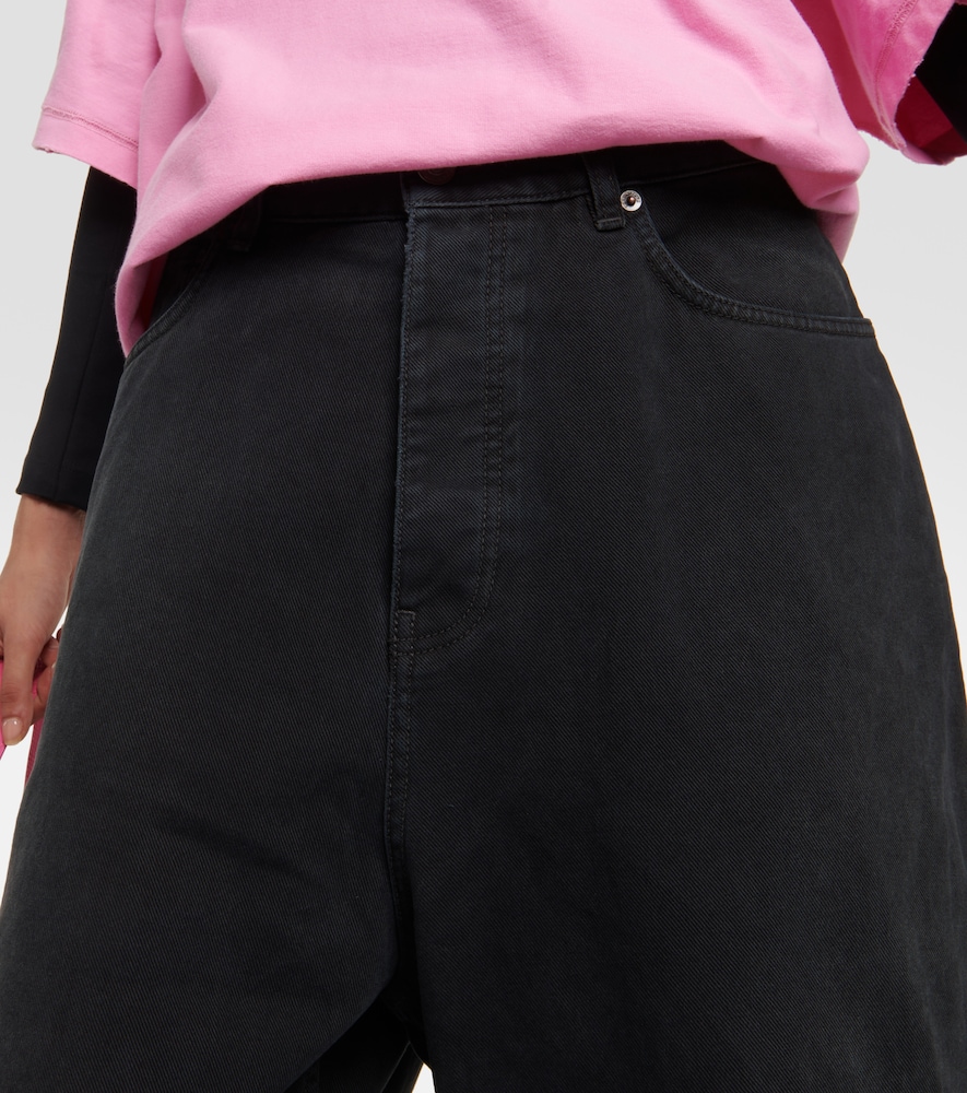 High-rise wide-leg jeans