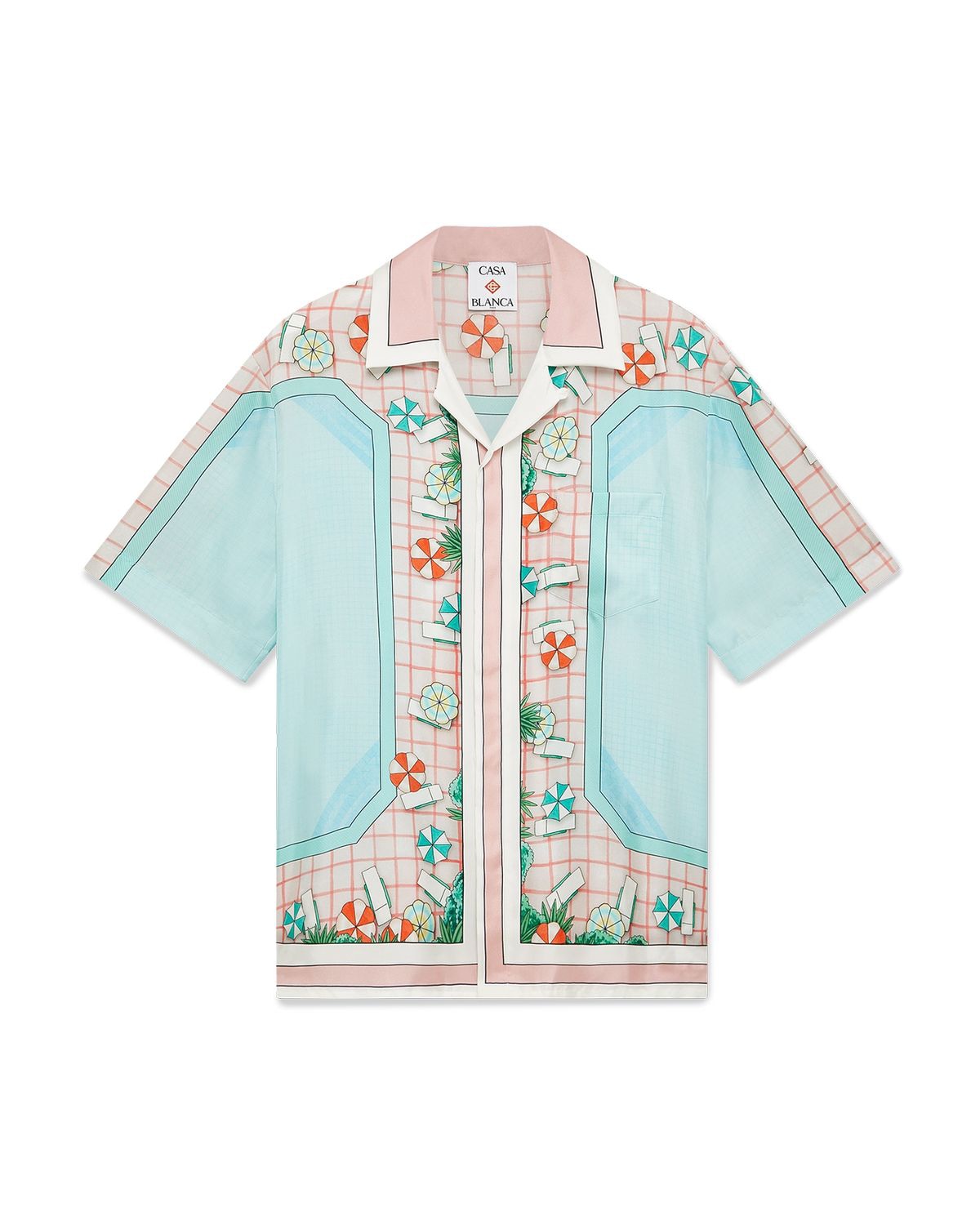 Cuban Collar Short Sleeve Shirt