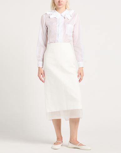 Comme Des Garçons Woman Shirt White Size S Polyester