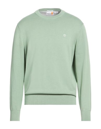 Man Sweater Sage green Size XXL Cotton