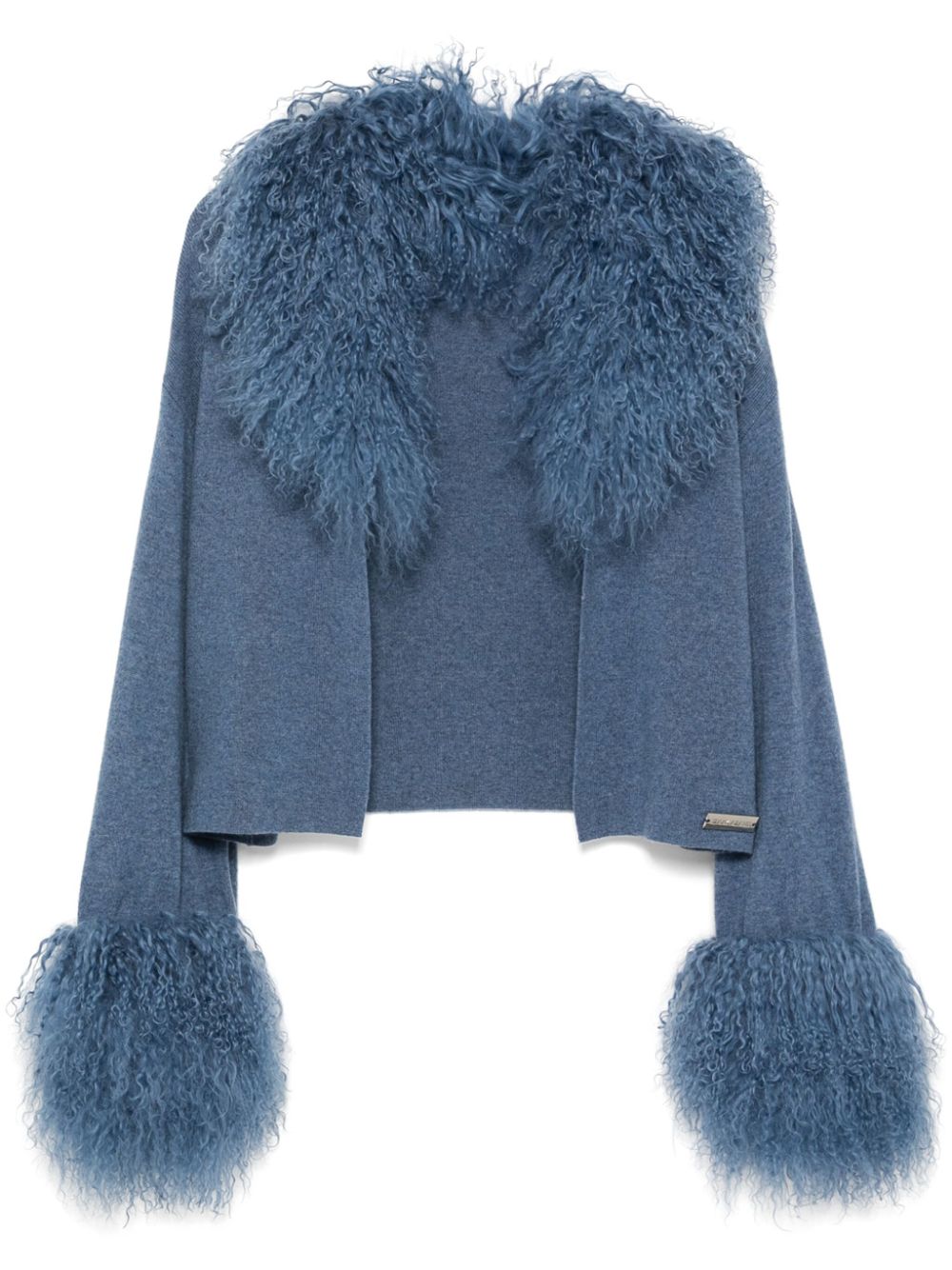 Izaak Azanei 여성 시어링 재킷 - 블루 AW24LIN024B