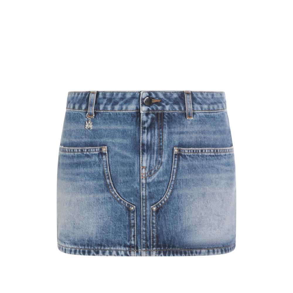 Charm-detail Mini Skirt