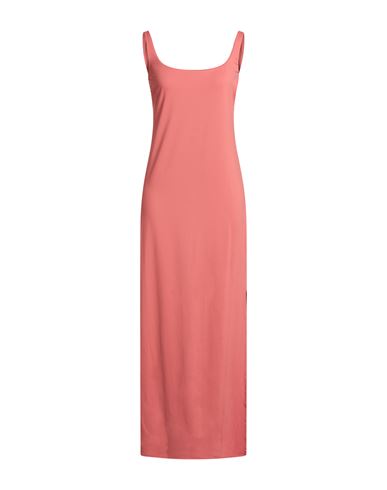 Woman Maxi dress Brick Size M Polyamide, Elastane