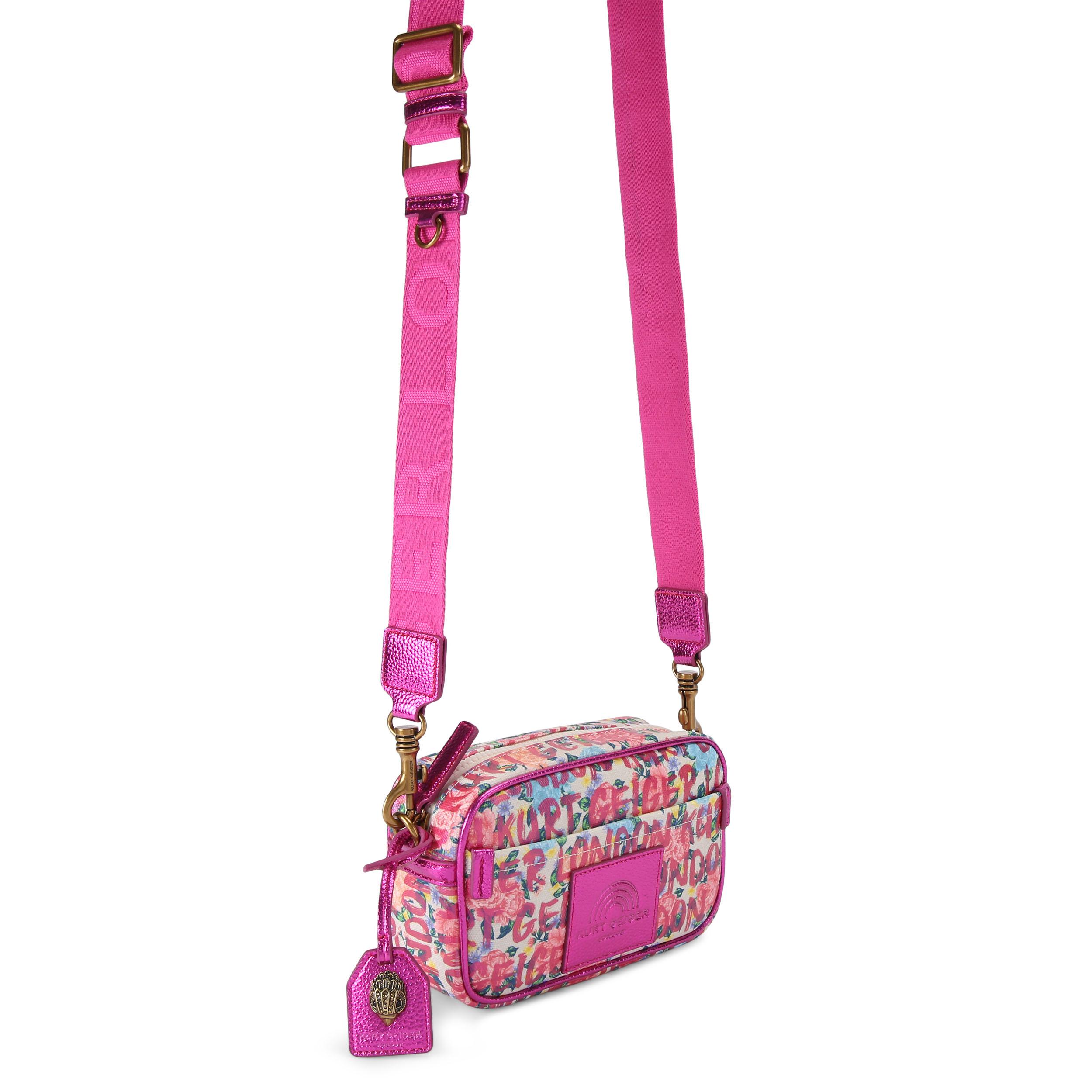 Kurt Geiger London Womens Limehouse Sm Camera Bag - Pink Fabric - One