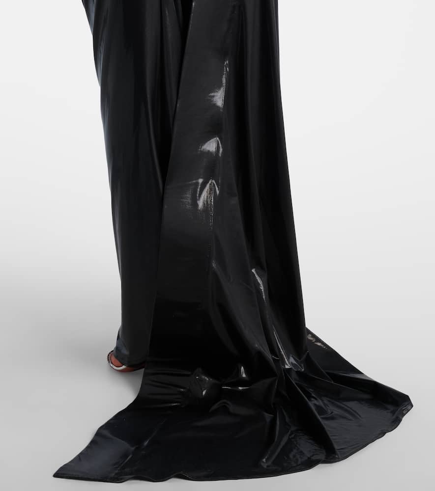 Lexicon draped gathered gown
