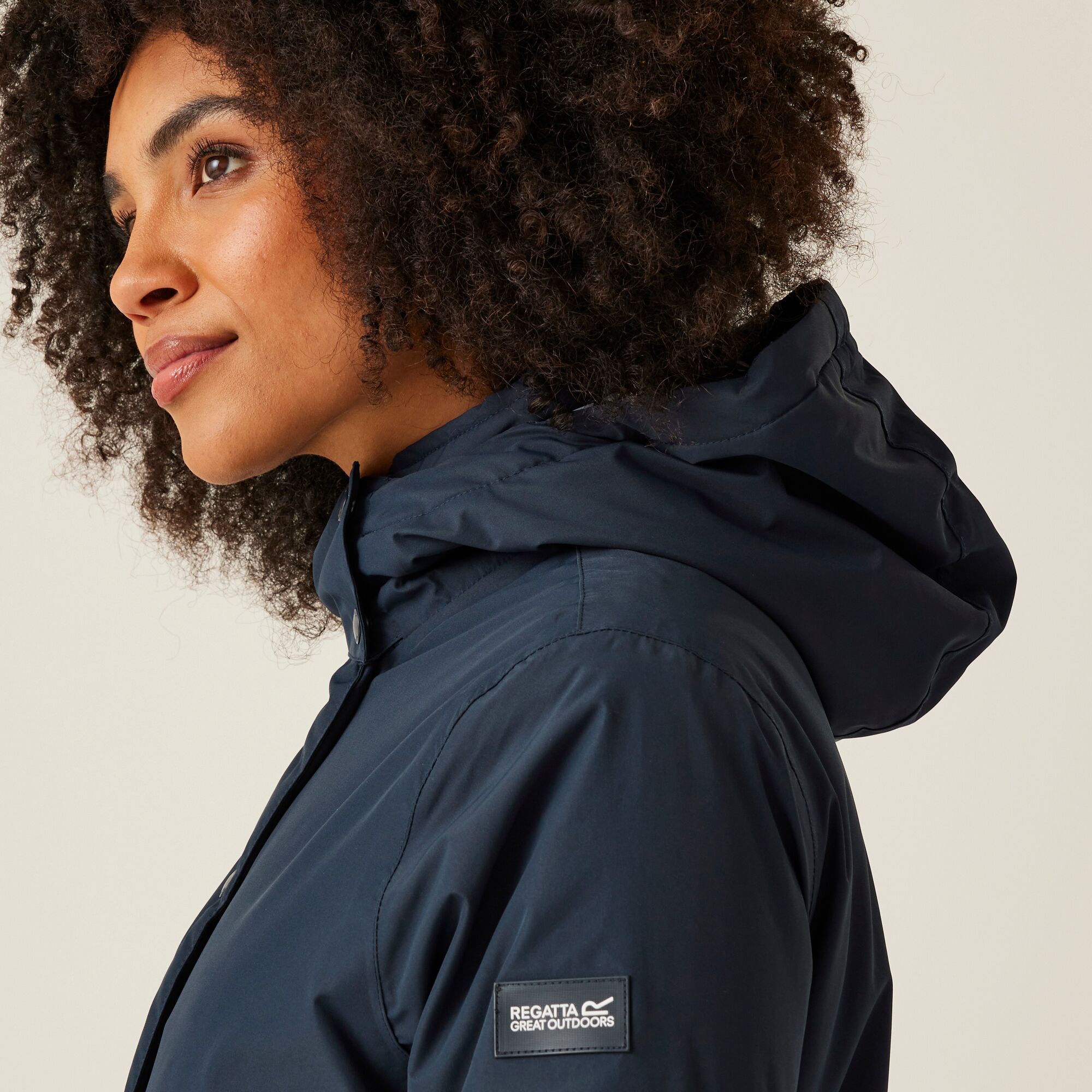 Regatta Mireya Waterproof Insulated Jacket In Navy