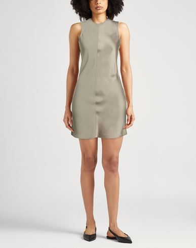 Woman Mini dress Taupe Size 4 Acetate, Viscose