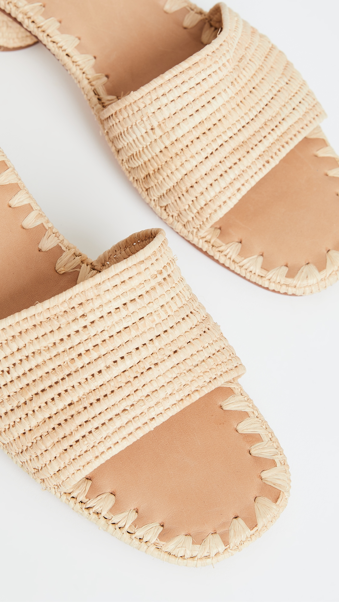 Bou Heeled Mules Natural