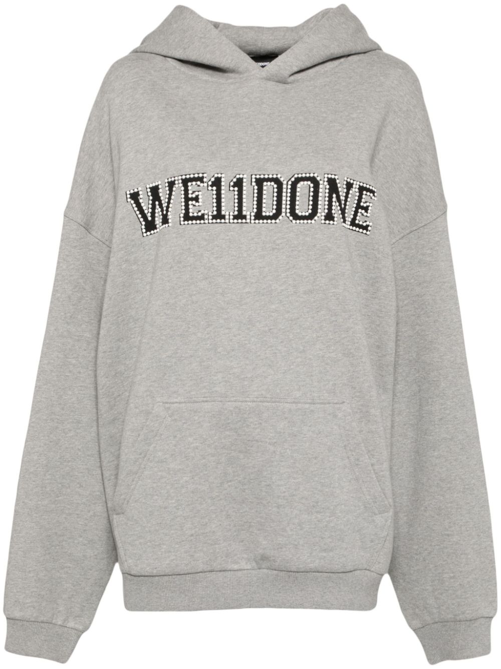 Pearl-logo hoodie - Grey