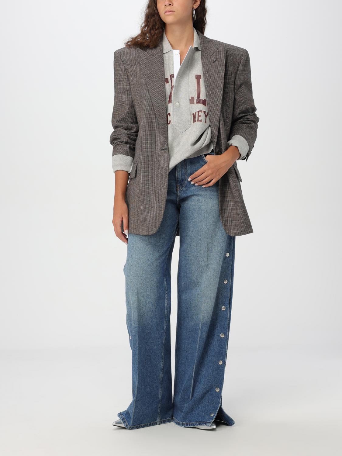 Blazer Monopetto In Pied De Poule