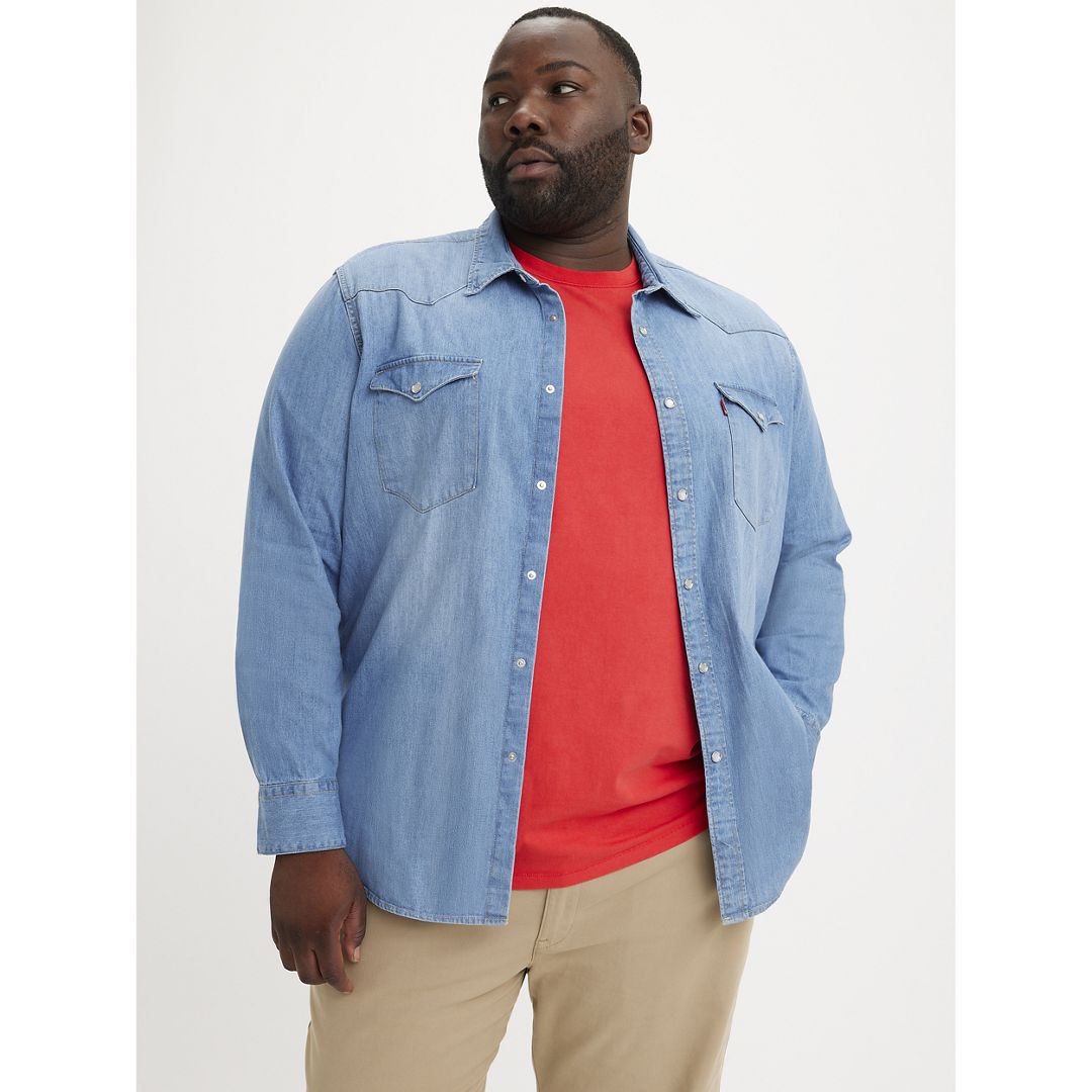 Barstow Western Shirt Chambray (Big)