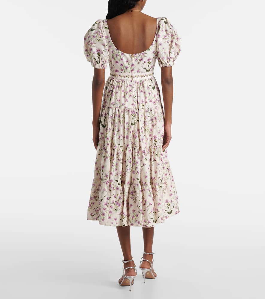 Palmera tiered cotton maxi dress