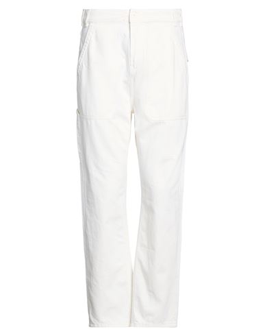Man Pants Off white Size 30 Cotton, Recycled cotton