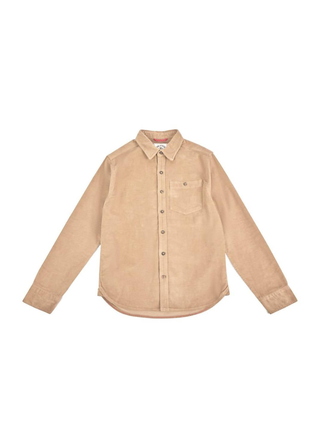 Men's Drifter Corduroy Shirt In Tan