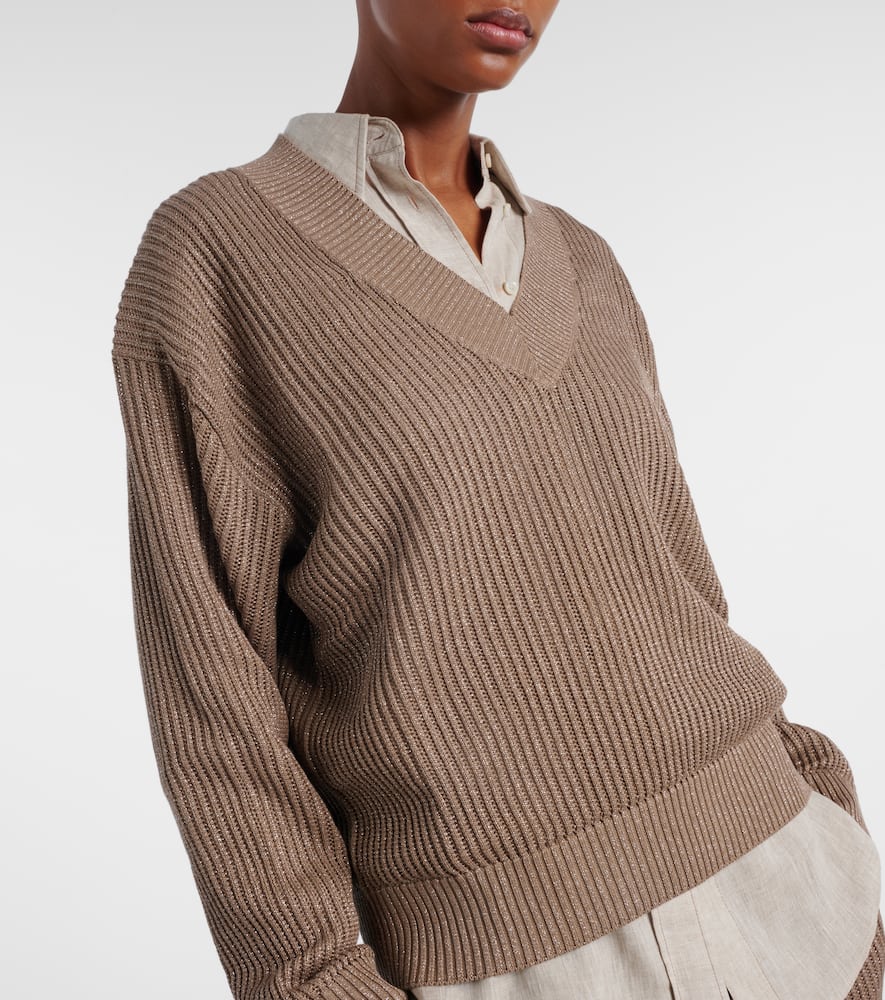 Cotton-blend sweater