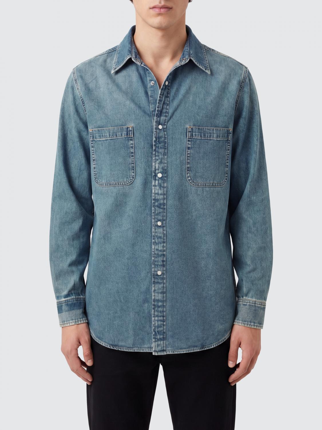 Shirt Men color Blue