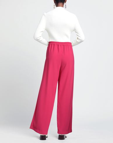 Clips Woman Pants Fuchsia Size 6 Polyester, Elastane