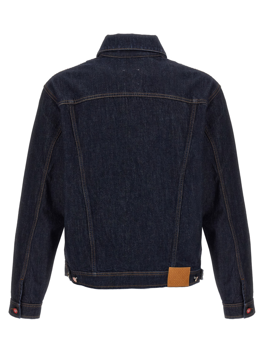 Denim Jacket Puffer Jackets Blue