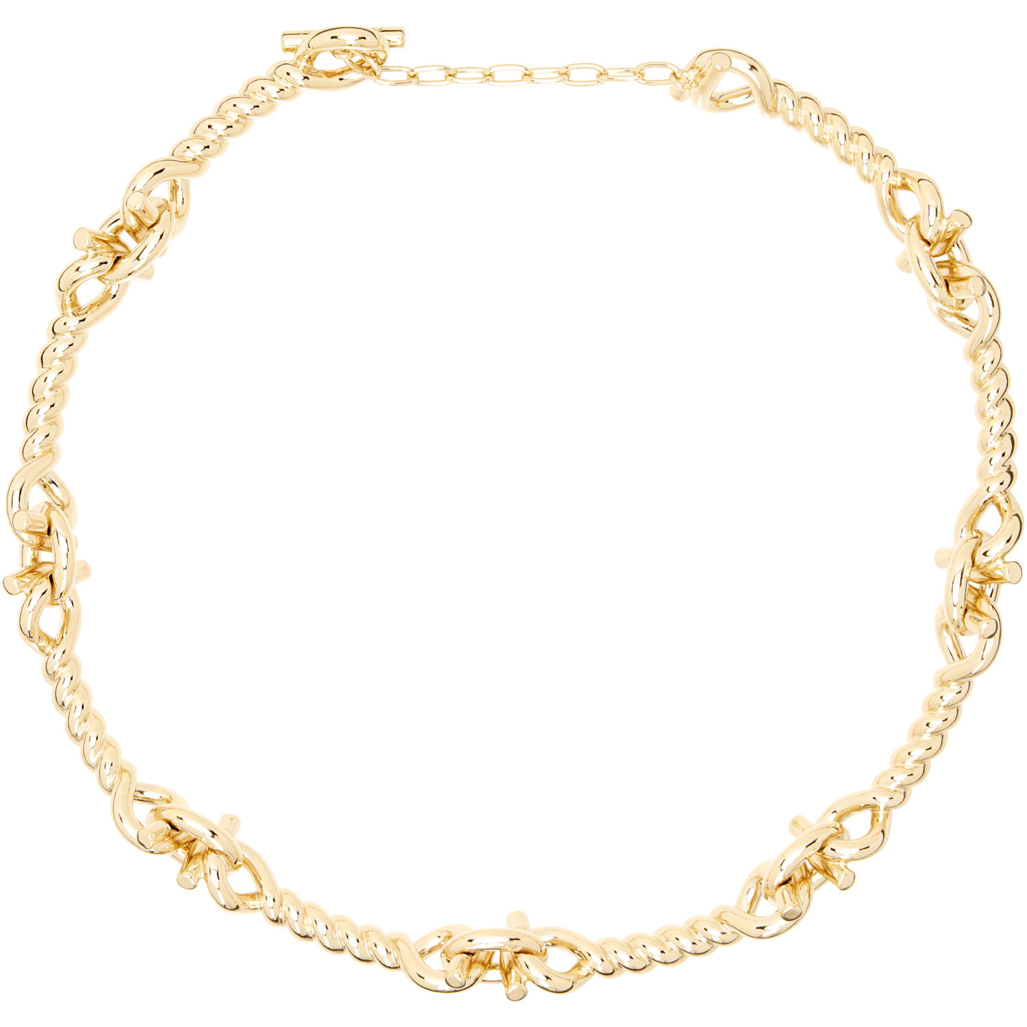 Twisted Chain Gancini Necklace