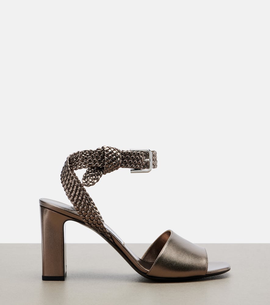 Rori metallic leather sandals