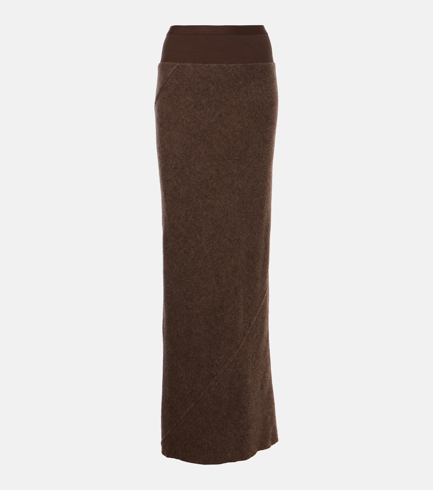 Coda wool maxi skirt