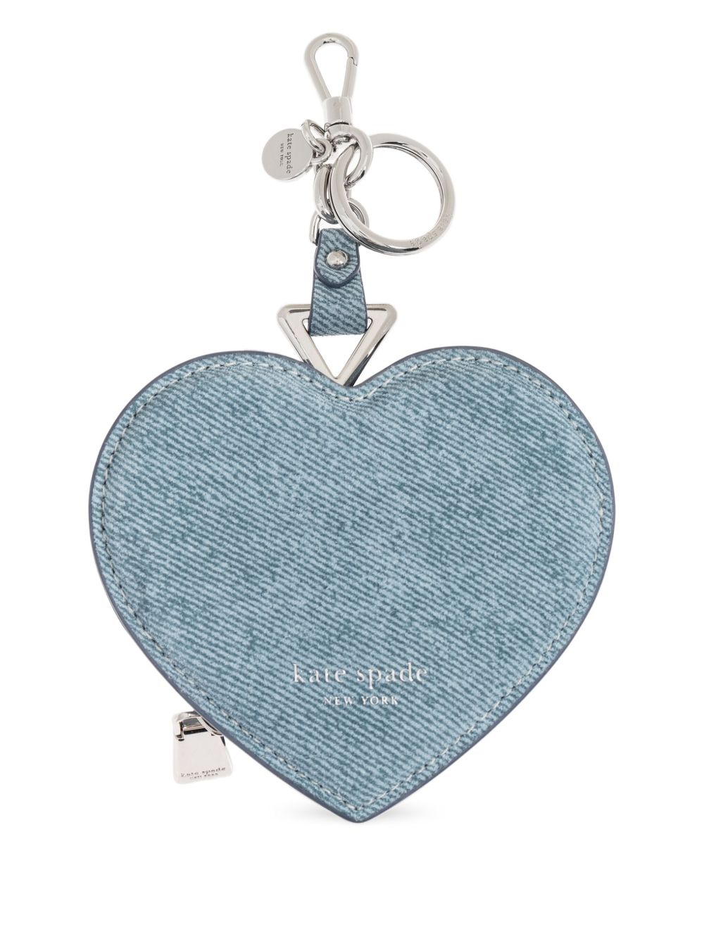 Kate Spade logo-print keychain - Blue