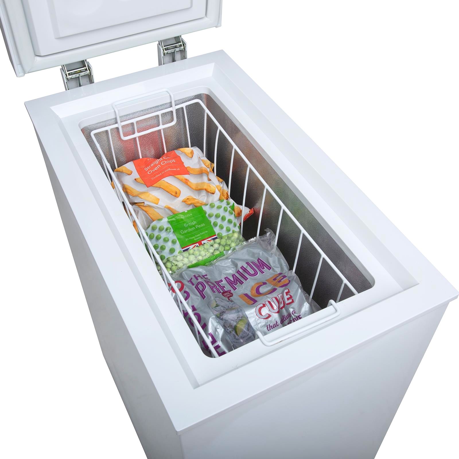 Sia Freestanding Slimline Compact Chest Freezer, White - Chf60W/e