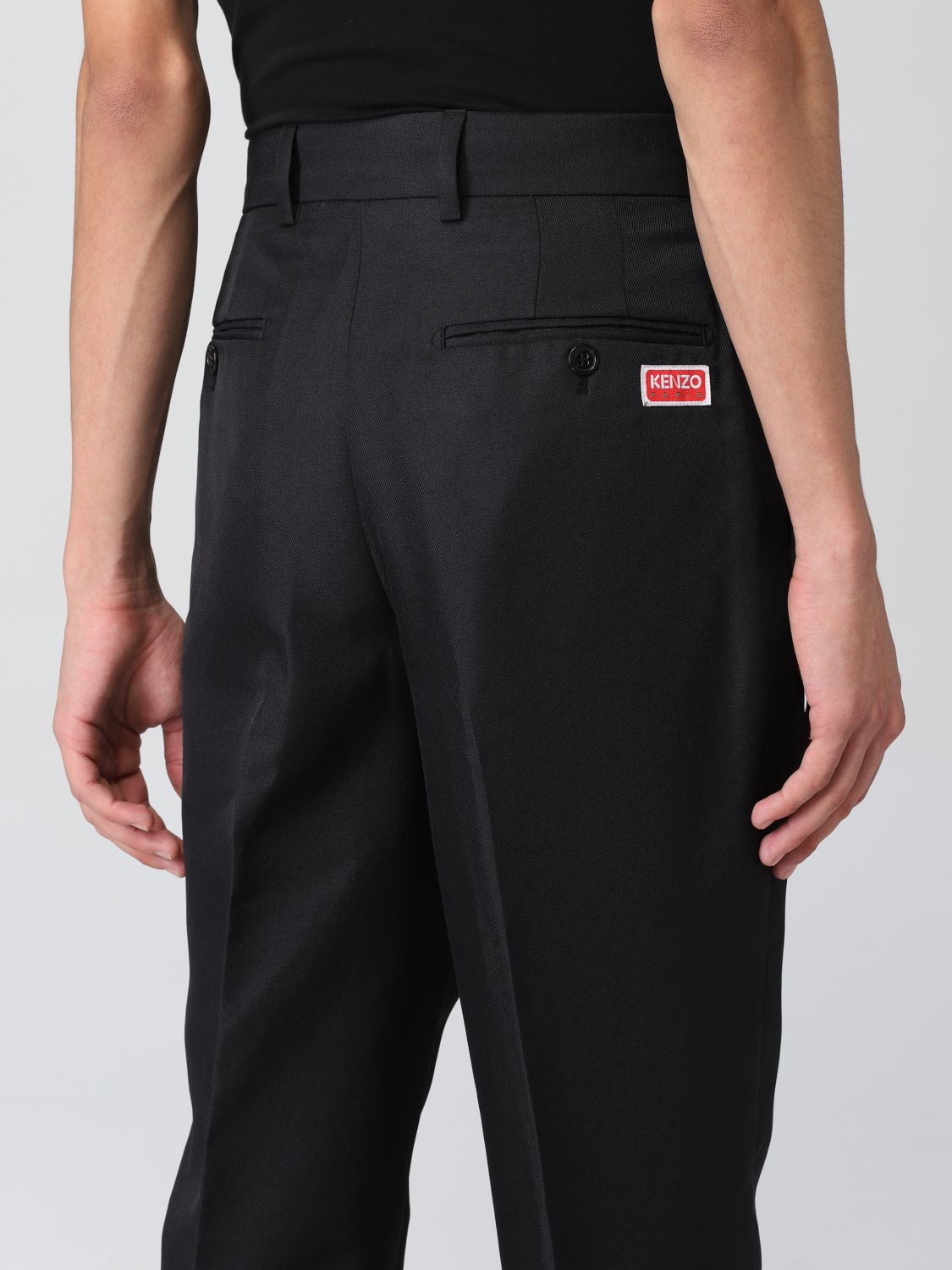 Pants Men color Black