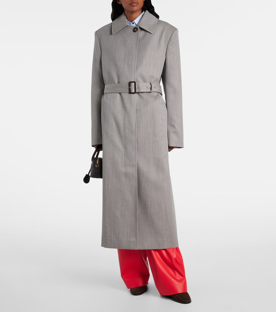 Wool-blend coat