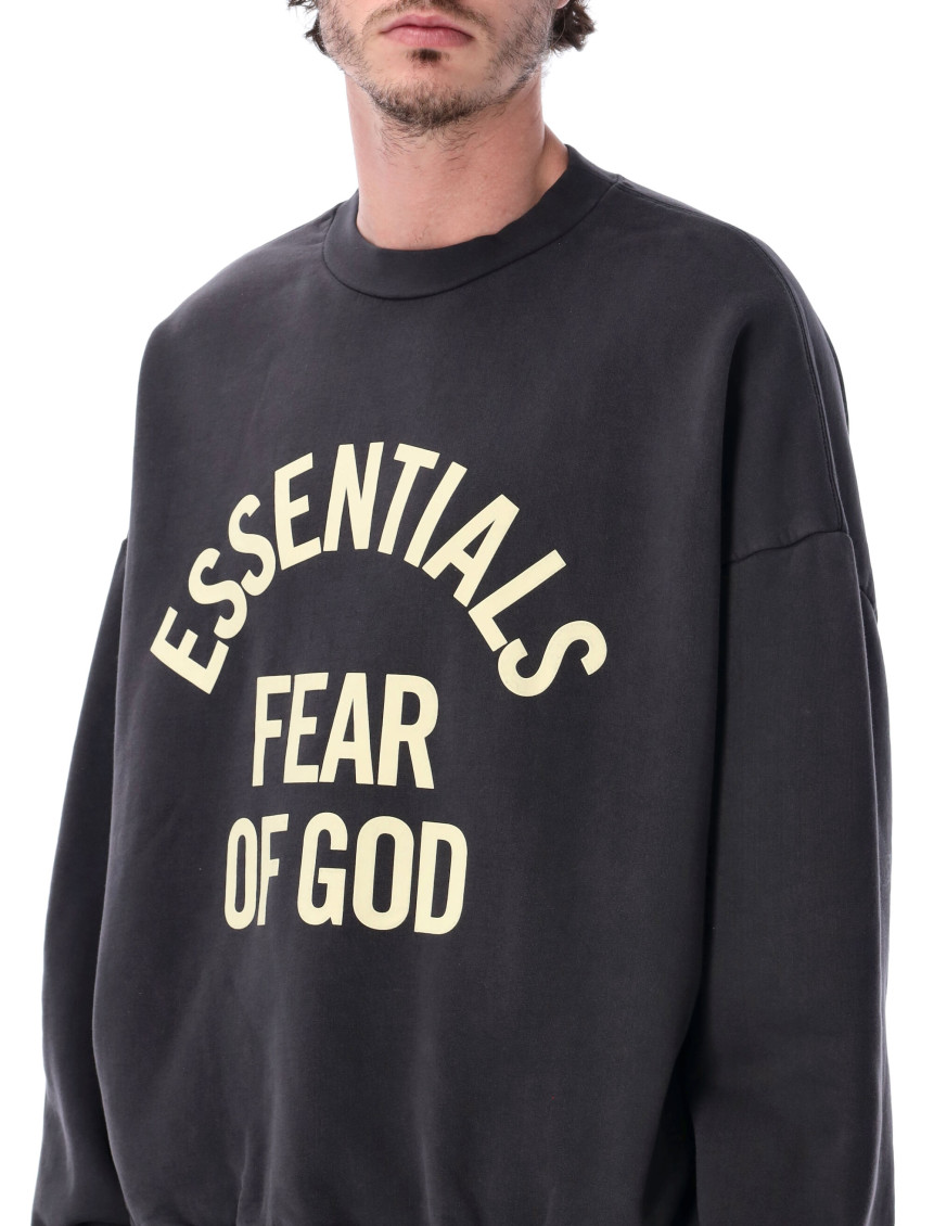 Black Crew Neck Sweatshirt