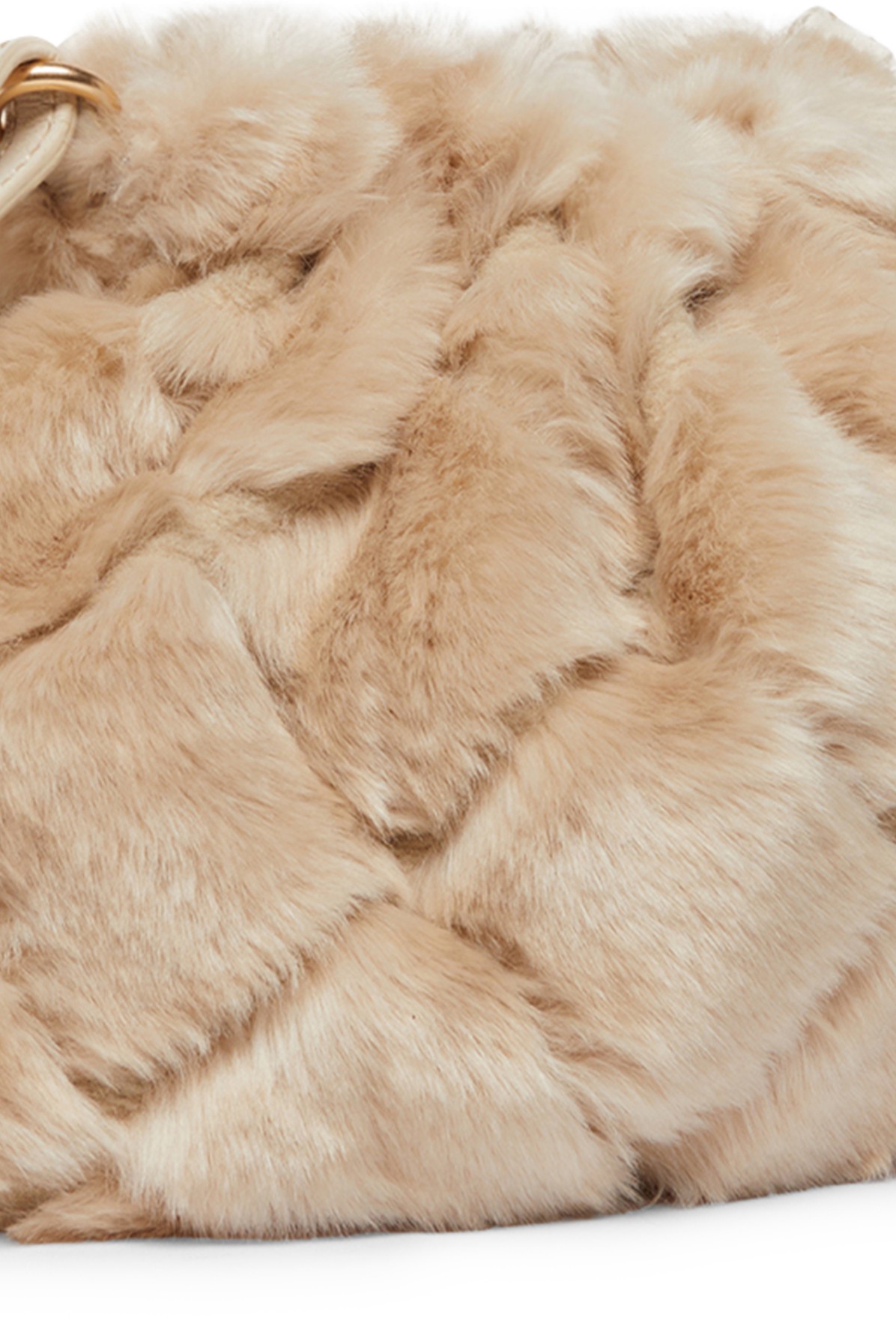 Faux fur Moon coin purse
