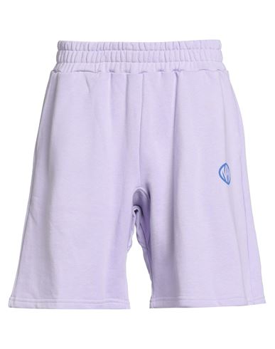 Man Shorts & Bermuda Shorts Lilac Size XS Cotton