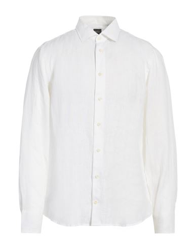 Man Shirt White Size S Linen