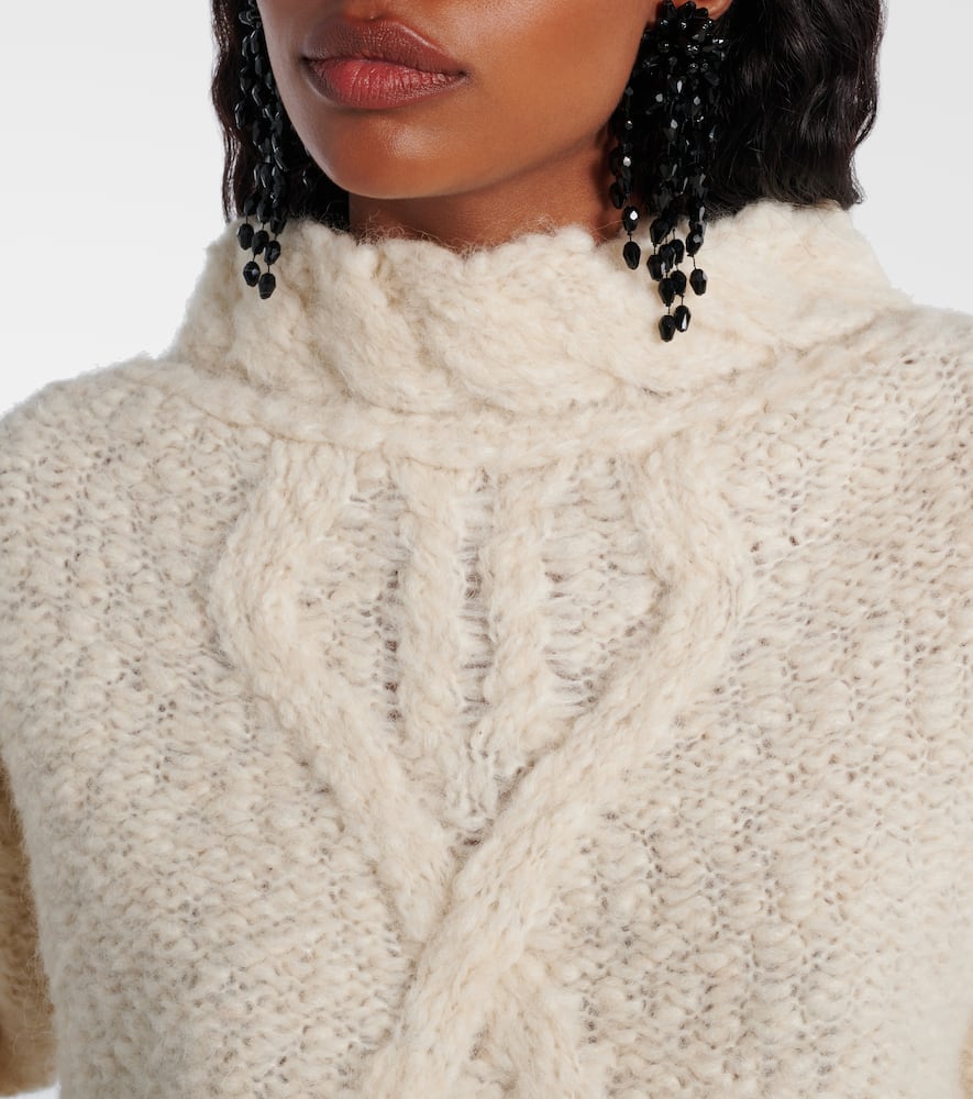 Romane cable-knit turtleneck sweater