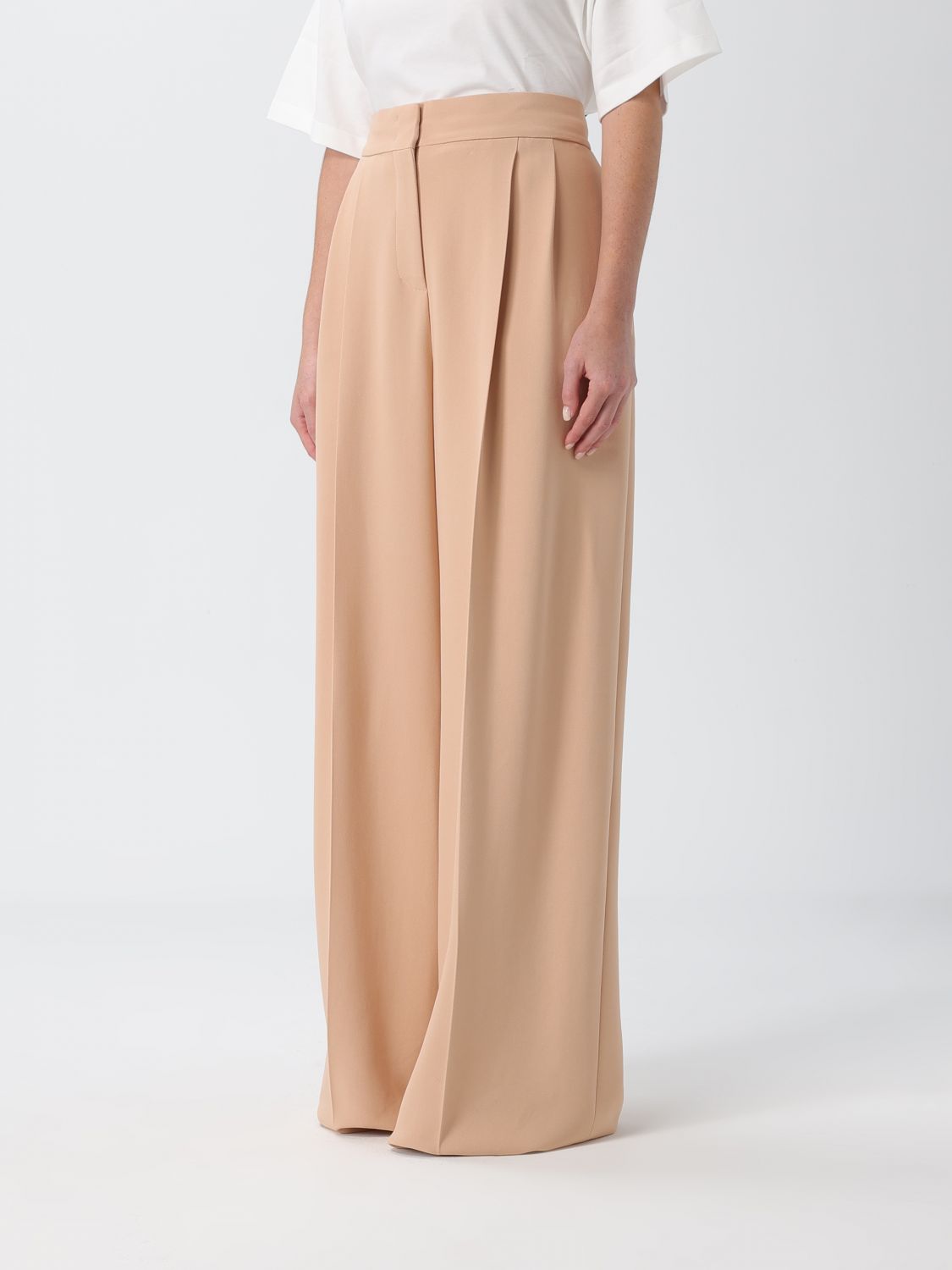 Pants Woman color Beige
