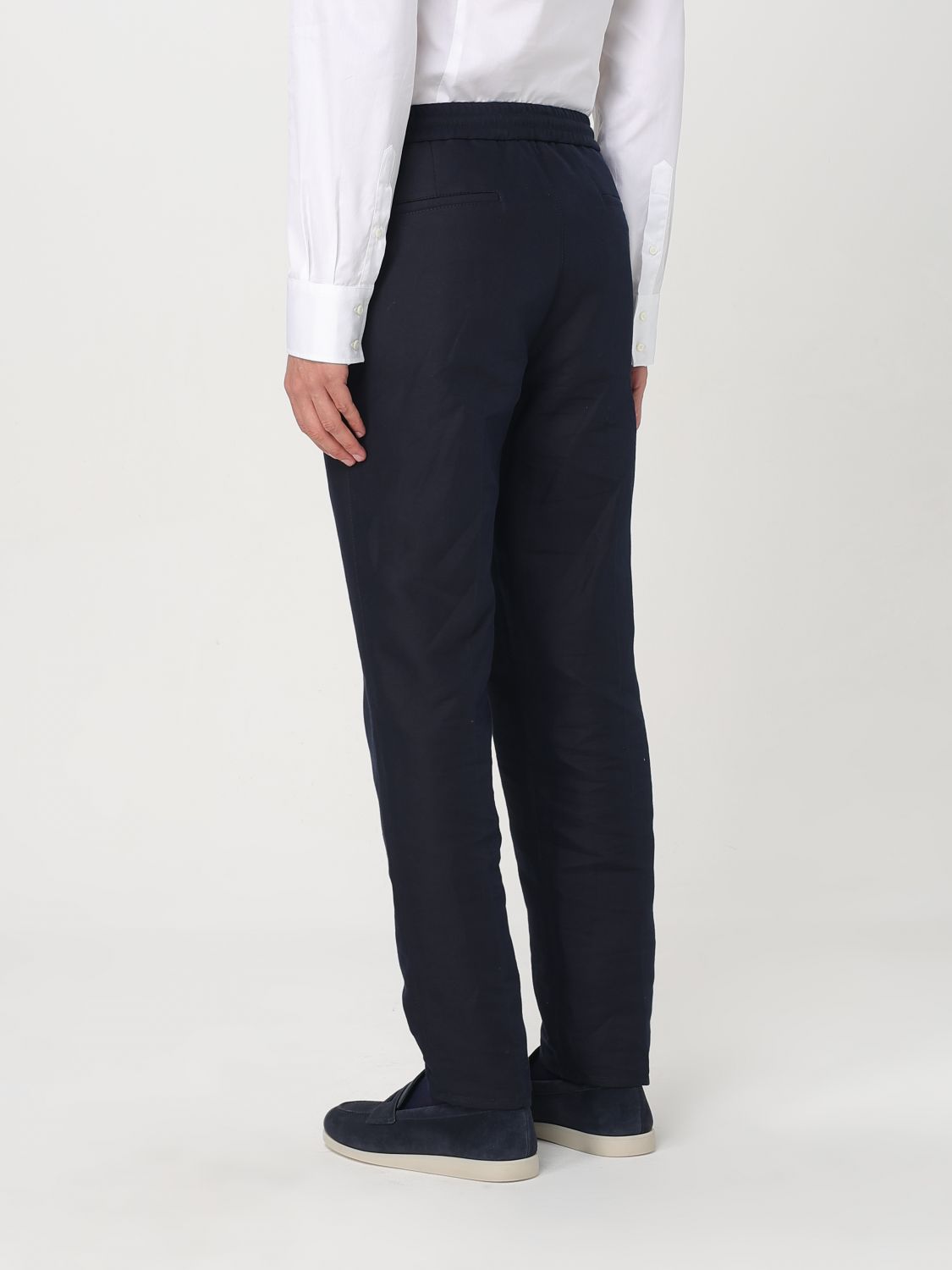 Pants Men color Blue