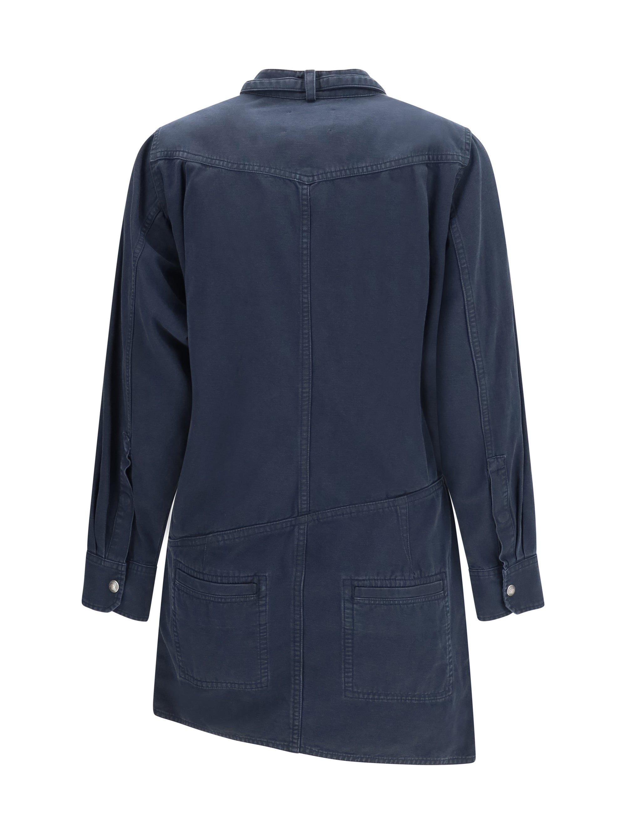 Nouria Shirt Dress — Black