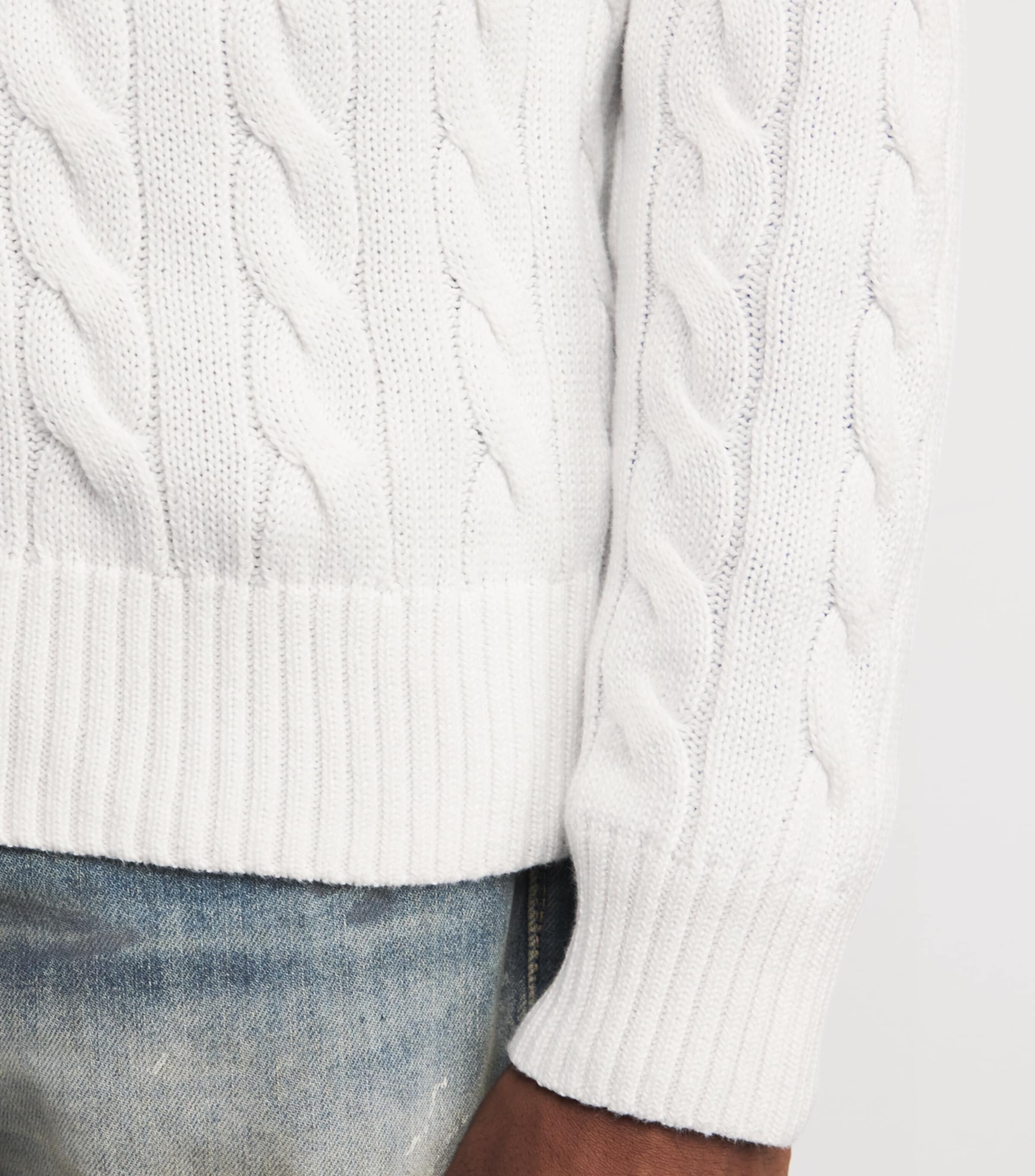 Cotton Cable-Knit Sweater