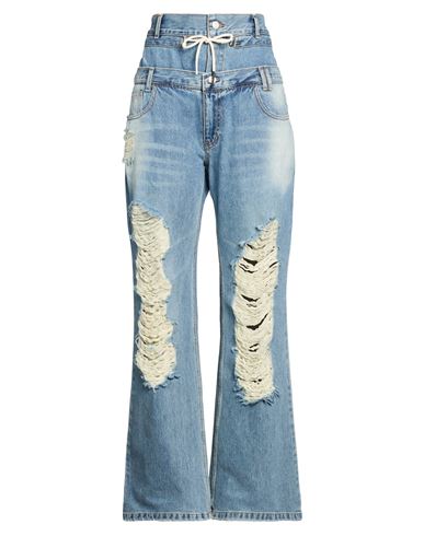 Woman Jeans Blue Size 26 Cotton