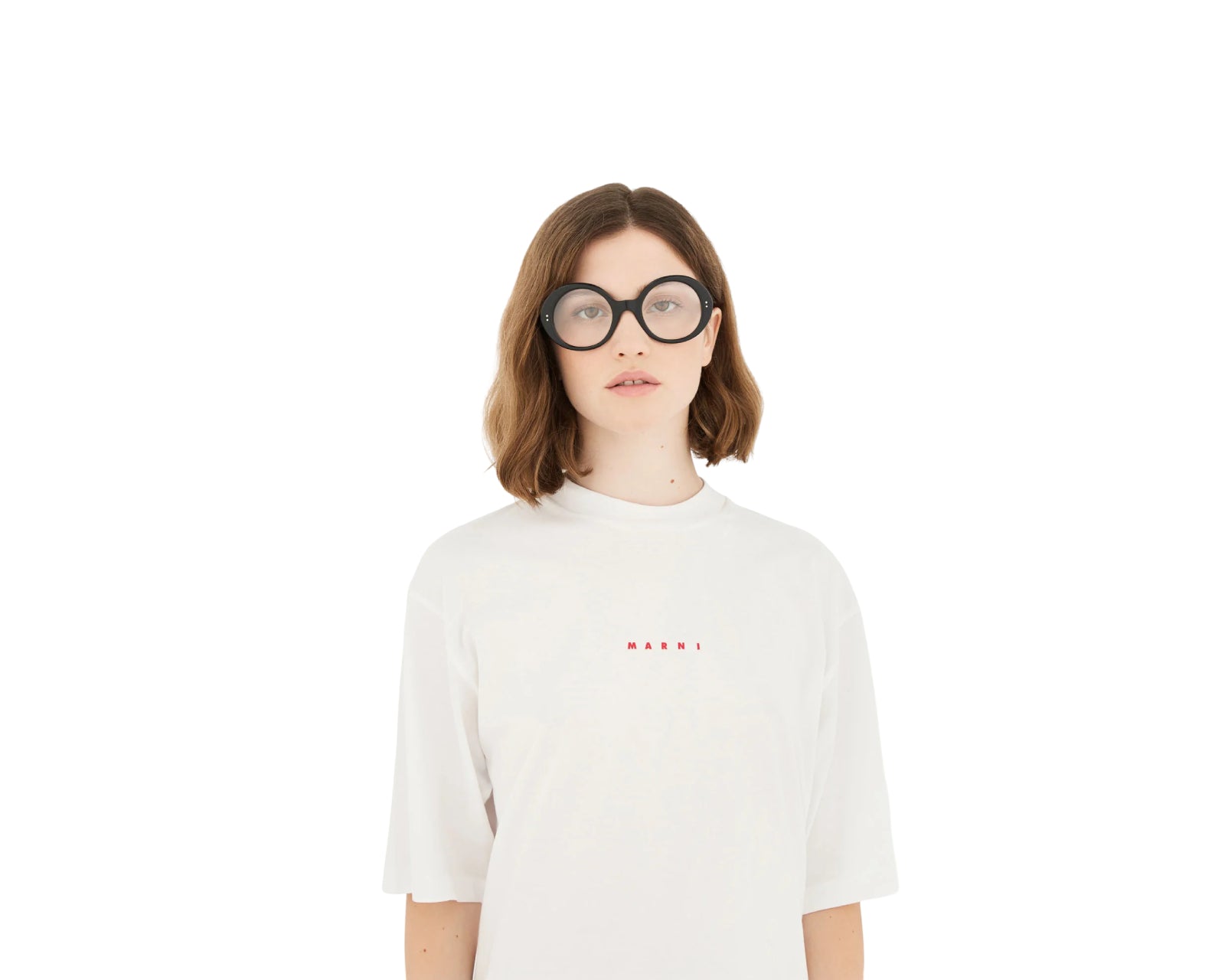 Marni Unisex Marni MAO Eobilo Black Sonnenbrillen Acetat Schwarz Rund