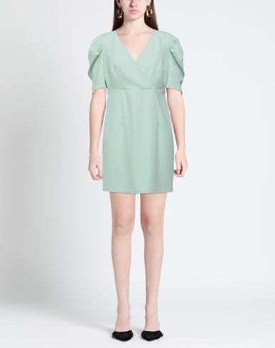 Woman Mini dress Turquoise Size 4 Polyester, Elastane