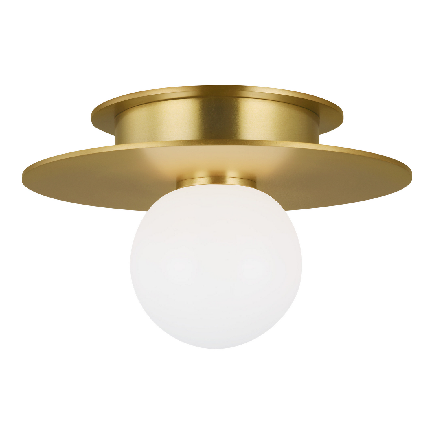 Visual Comfort Studio Nodes Ceiling Light in Burnished Brass by Kelly Wearstler