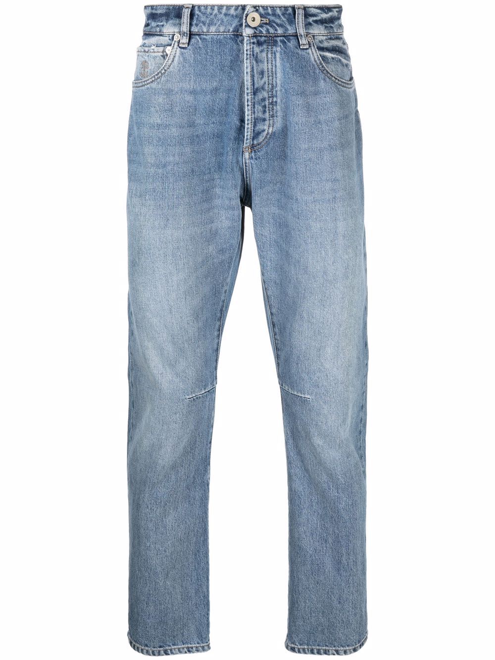 Slim-cut denim jeans - Blue