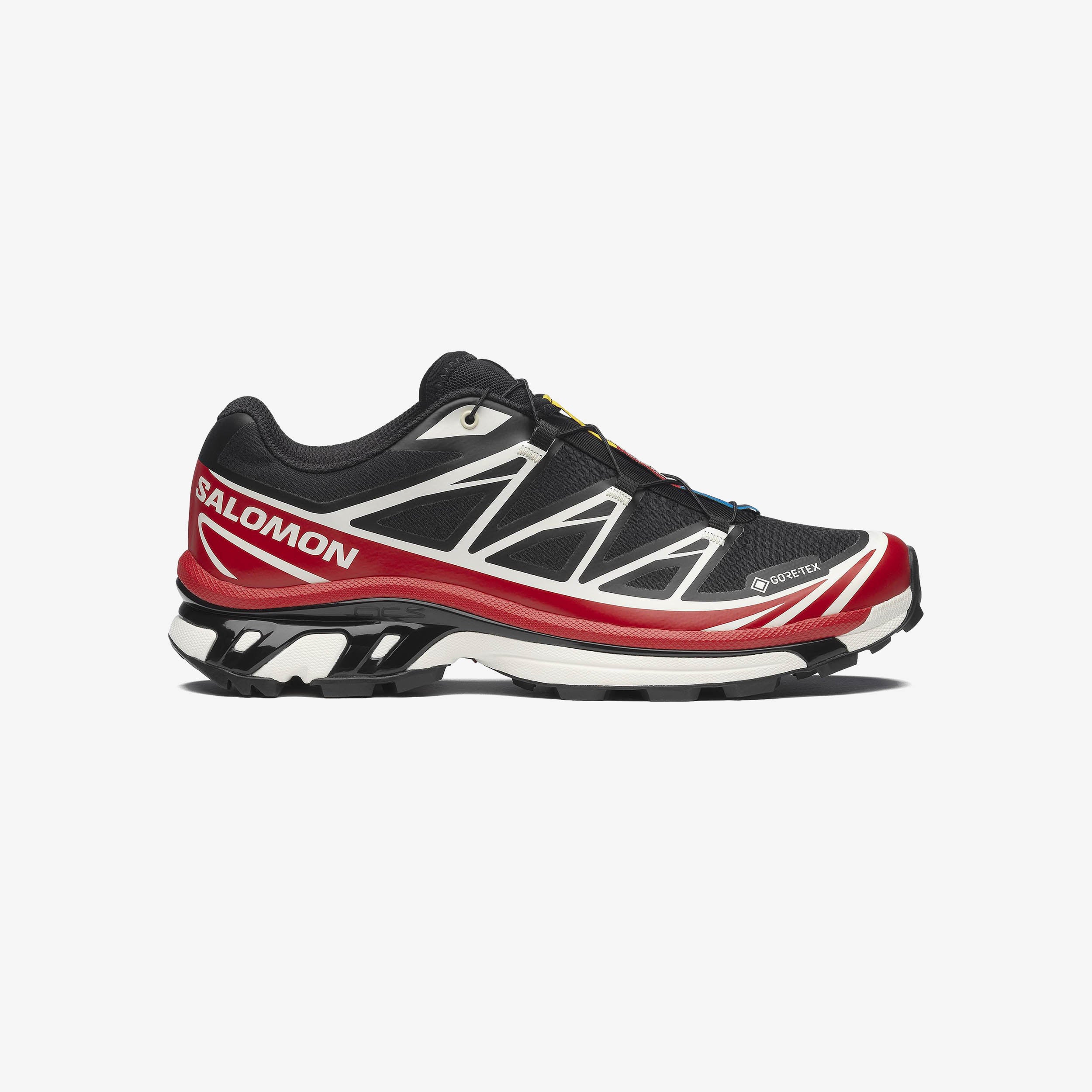 SALOMON XT-6 GTX - Black/Flame Scarlet/Vanilla Ice - unisex