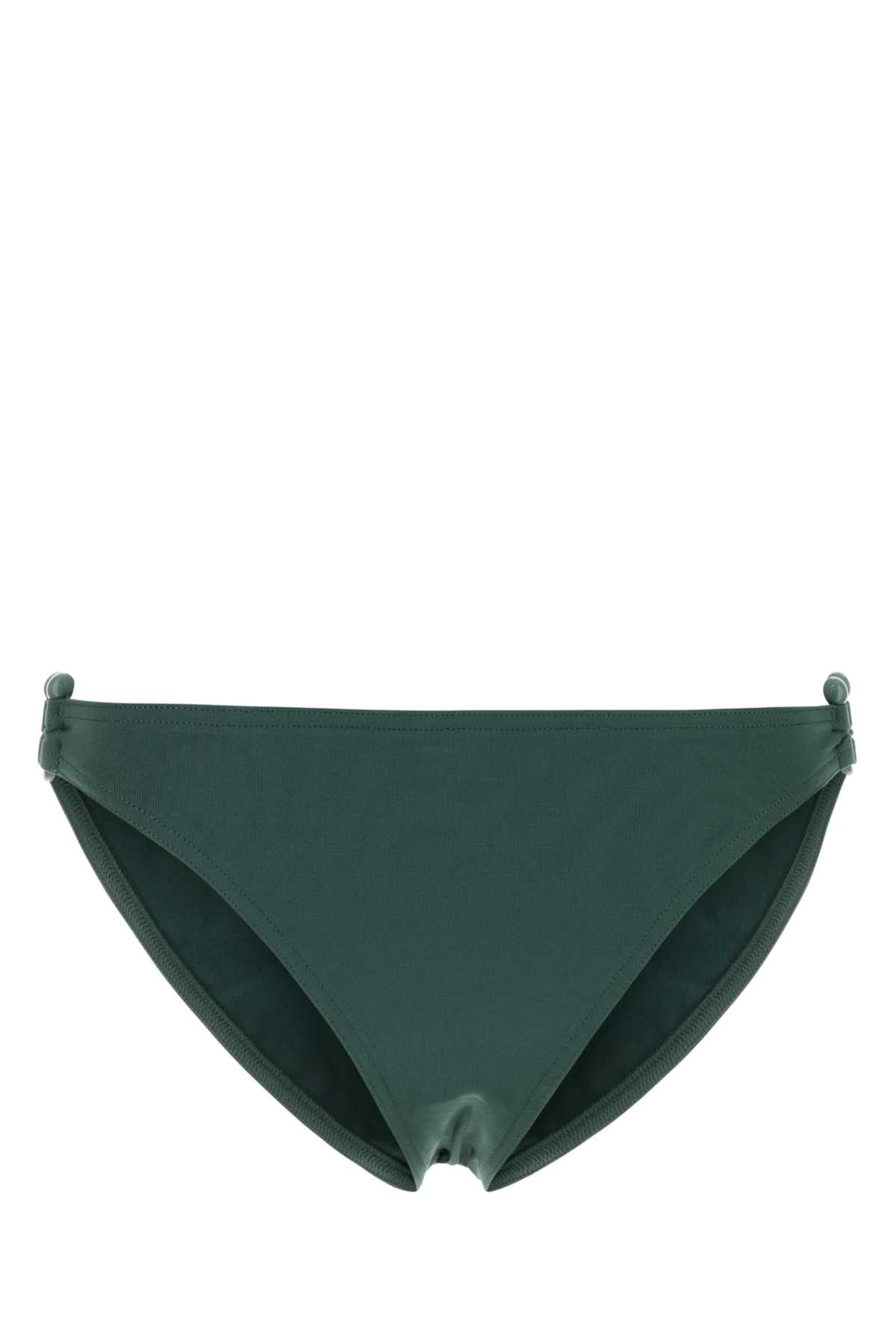 Stretch Nylon Bikini Bottom — Green