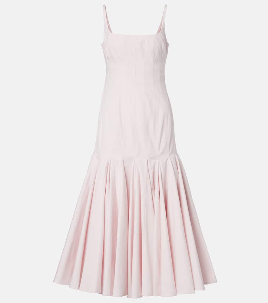 Agave cotton midi dress