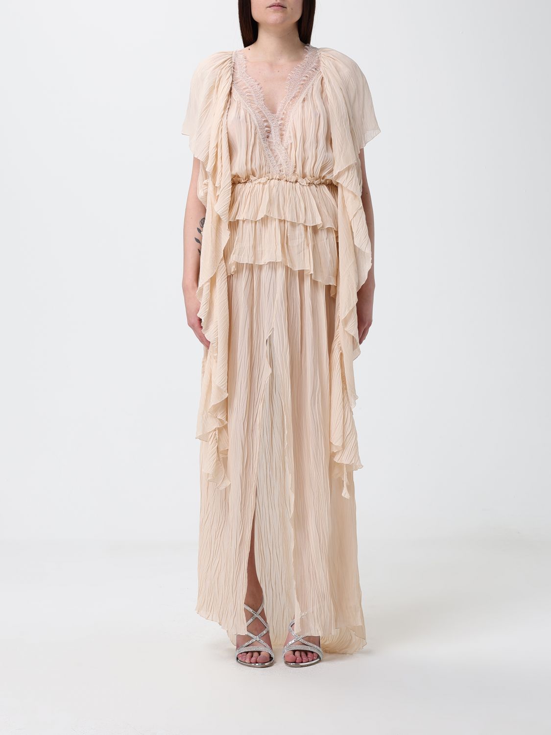 Dress Woman color Beige