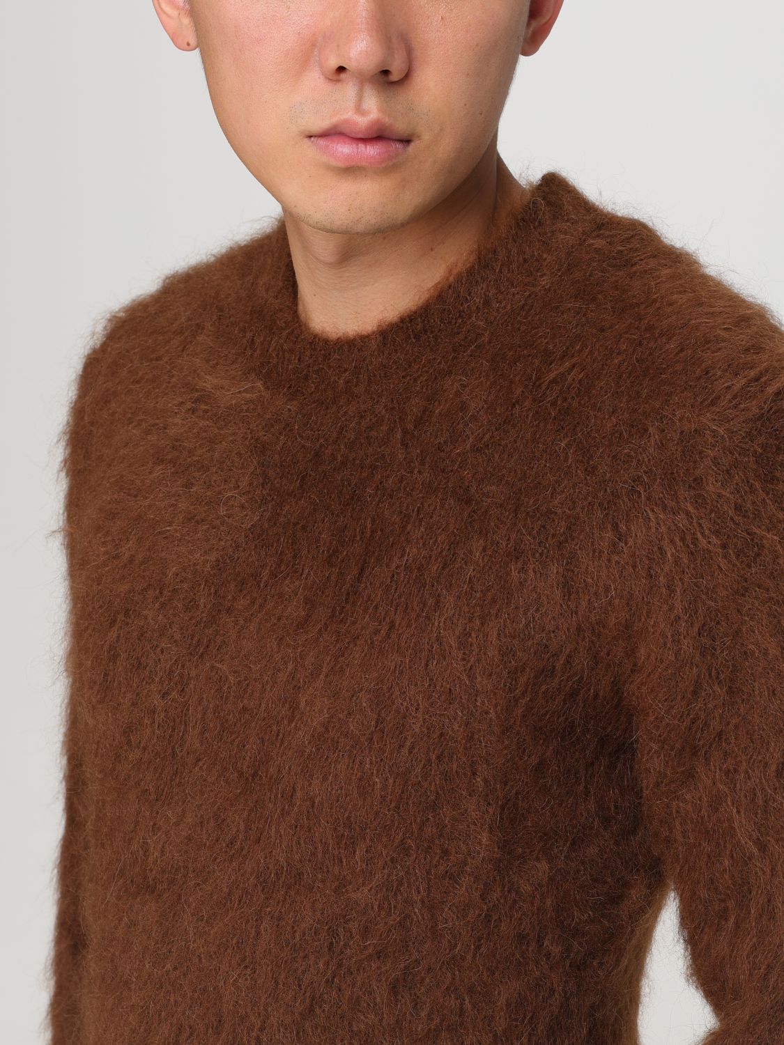 Brushed jumper - Brown